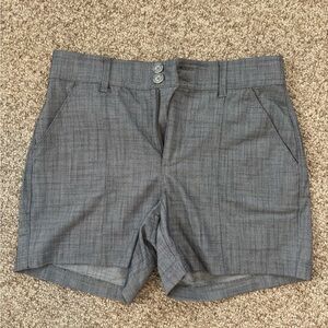 Democracy Gray Flat Front Tailored Shorts
